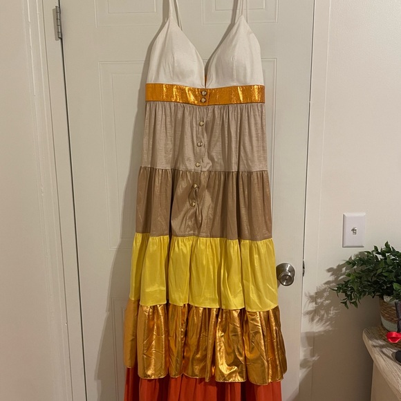 Kimberly Goldson Multicolor Maxi Dress - Picture 1 of 8